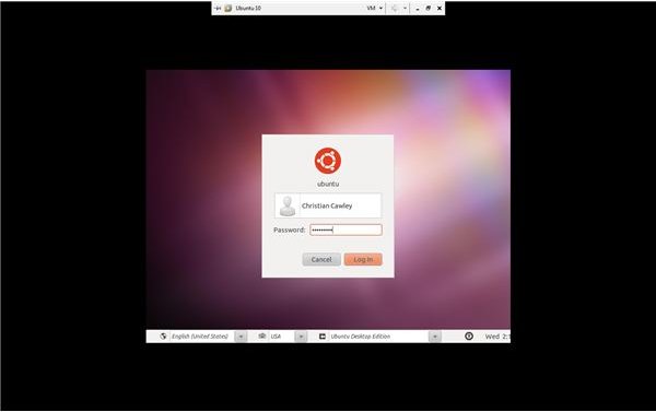 Running Ubuntu 10.10 in VMware Player free virtual machine
