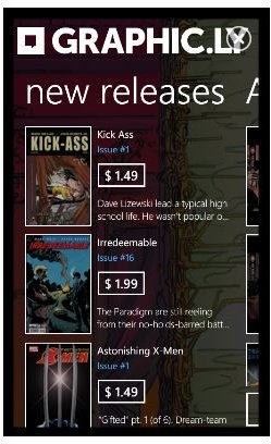 Reading Comics on Windows Phone