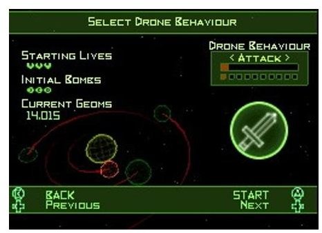 Geometry Wars Drone Behavior