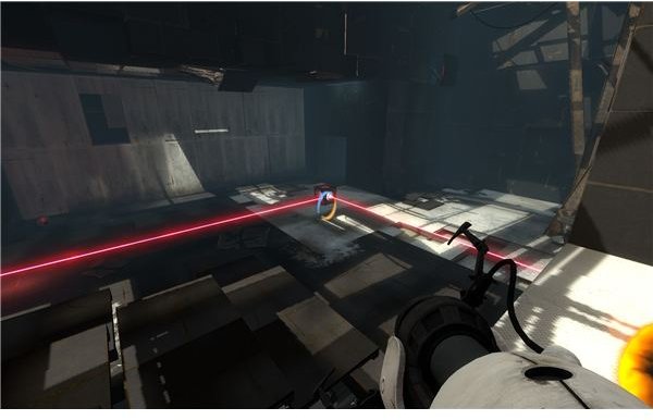 Portal 2 Walkthrough - Chapter 2 - Test 2 - Laser Redirection Cube