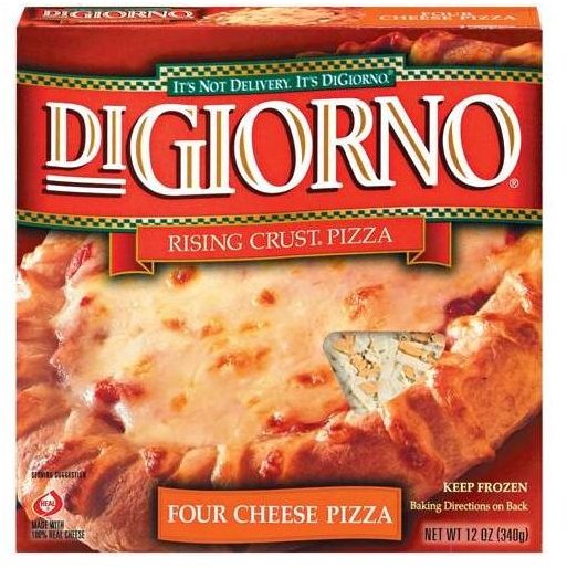 Nutrition Facts about Plain Cheese Digiorno Pizza
