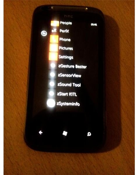 HTC Mozart - a Windows Phone 7 device