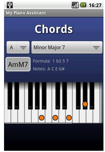 My Piano Assistant - One of the Best Android Piano Apps at the Android Market