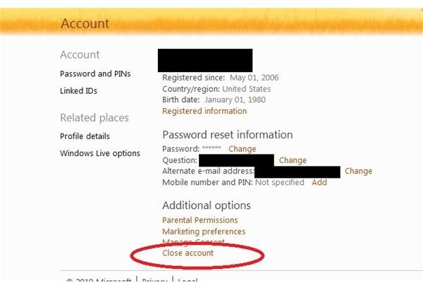 How to Close Hotmail Account: Windows Live ID