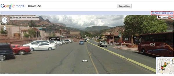 Sharing Google Maps Images