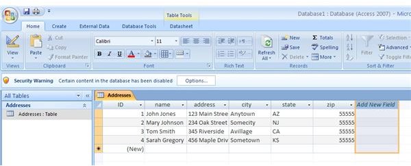 Add Hyperlinks to an Access Database
