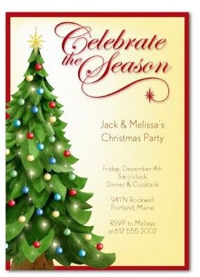 Holiday Season Invitations Template Free 2