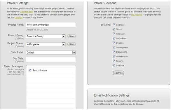 Control Views and Project Details