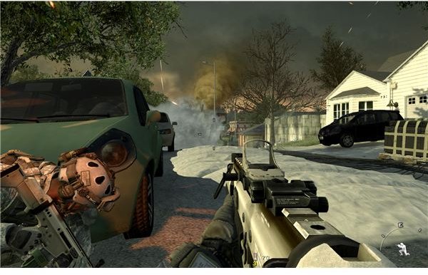 Call of Duty: Modern Warfare - Wolverines! - The BTR In The Suburbs