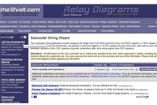 3 Great Websites for Subwoofer Wiring Diagrams