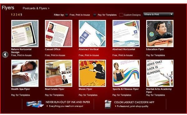 HP Flyers Free for the Taking: Easy Templates to Make Flyers for Business or Home Use