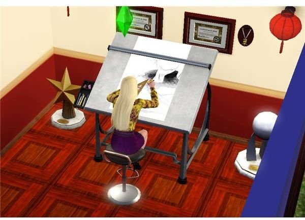 Sims 3 Fashionista Drawing