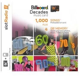 Billboard Decades slotRadio Card