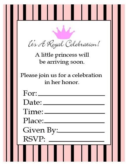 easy baby shower invitations